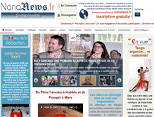 Tablet Screenshot of nananews.fr